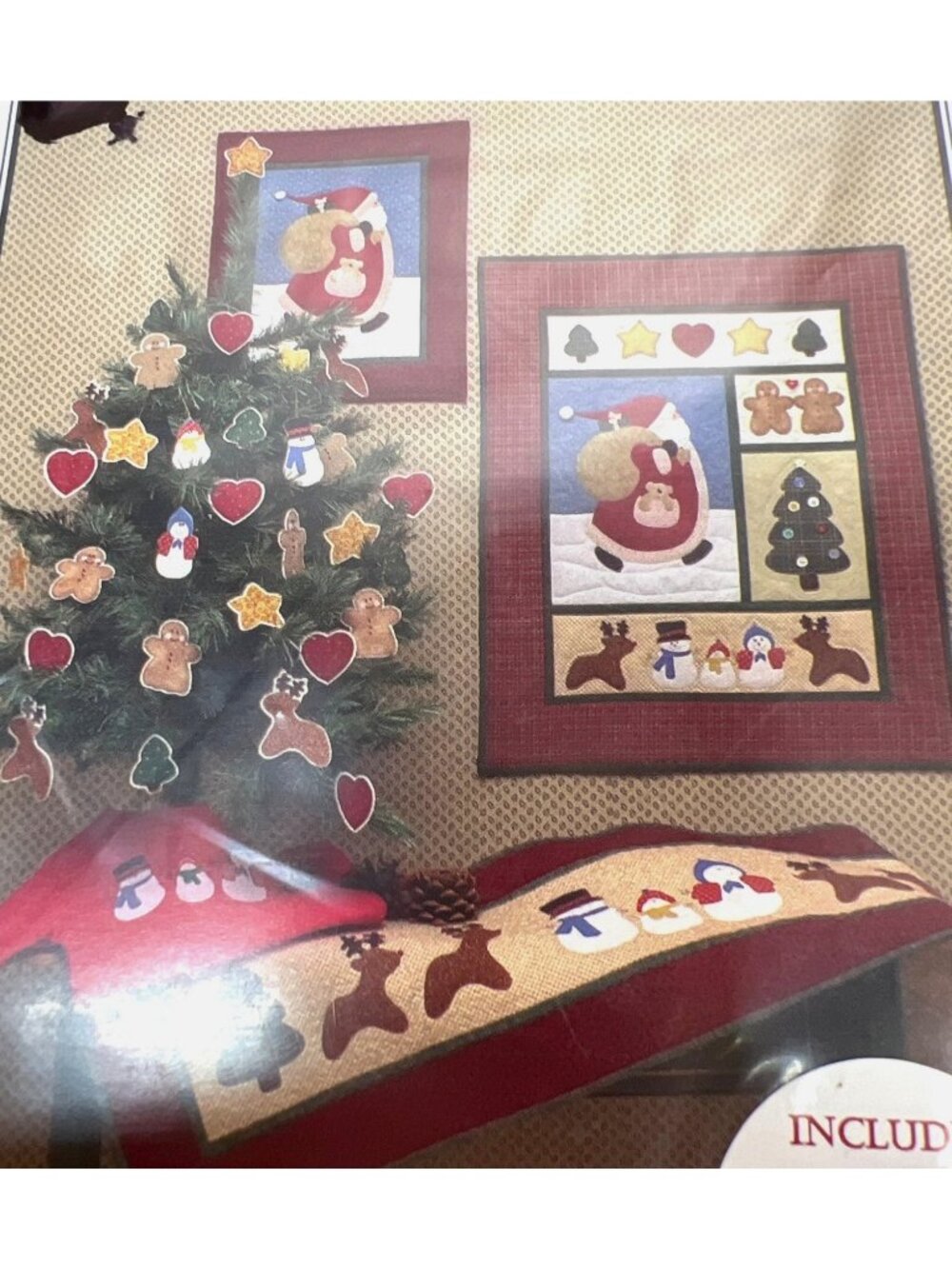 Tis The Season Quilting & Applique Pattern By Brandywine Design Includes Wall Ha